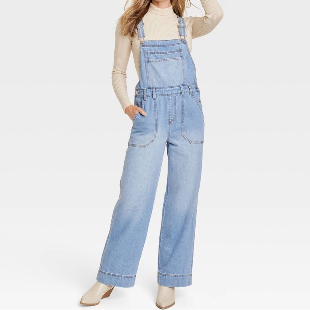 Universal Thread Light Blue Women Jeans Overalls